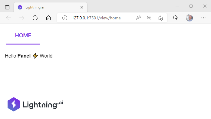 Basic Panel Lightning App